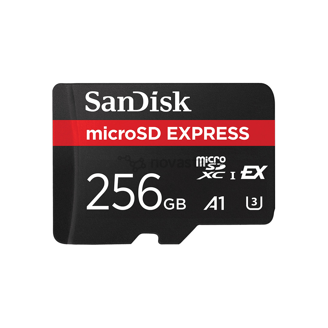 SanDisk microSD Express, 256 GB, black - Memory card