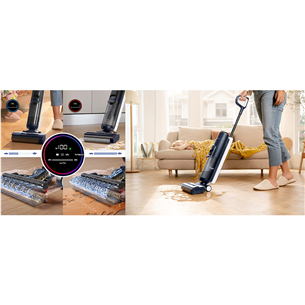 Tineco Floor One S5 Extreme, синий - Беспроводная швабра для твердых полов