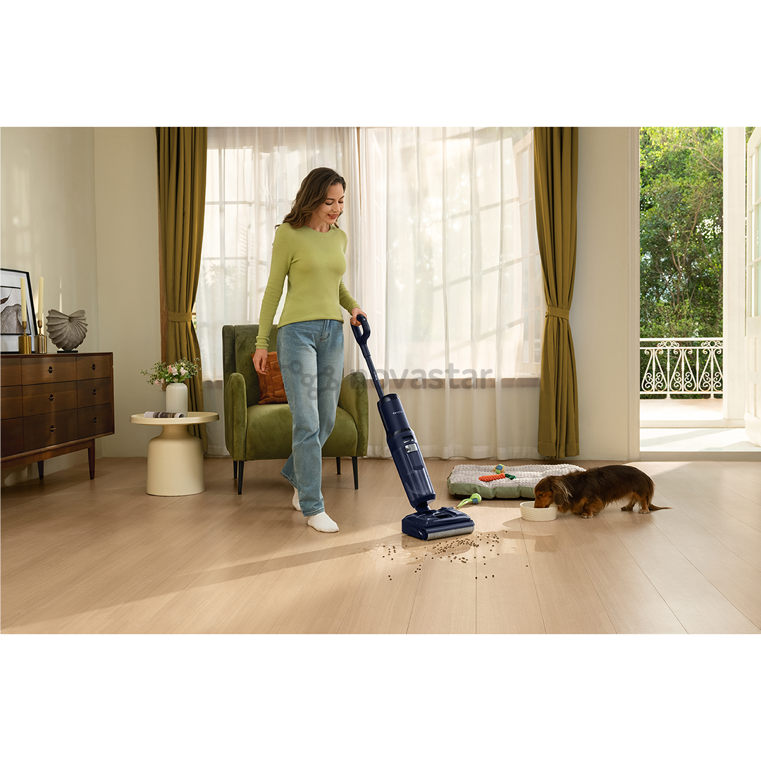 Belaidis plaunantis siurblys Tineco Floor One S7 Stretch, Wet & Dry, tamsiai mėlynas