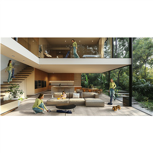 Tineco Floor One S7 Stretch, Wet & Dry, dark blue - Cordless vacuum cleaner