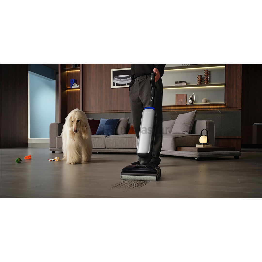 Plaunantis dulkių siurblys Tineco Floor One S9 Artist Premium, Wet & Dry, sidabro spalvos/juodas