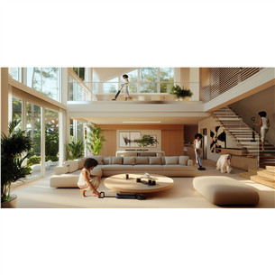 Tineco Floor One S9 Artist Premium, сухая и влажная уборка, серебристый/черный - Беспроводной пылесос