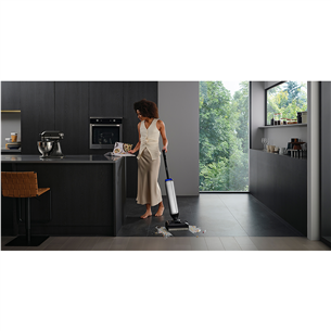 Plaunantis dulkių siurblys Tineco Floor One S9 Artist Premium, Wet & Dry, sidabro spalvos/juodas