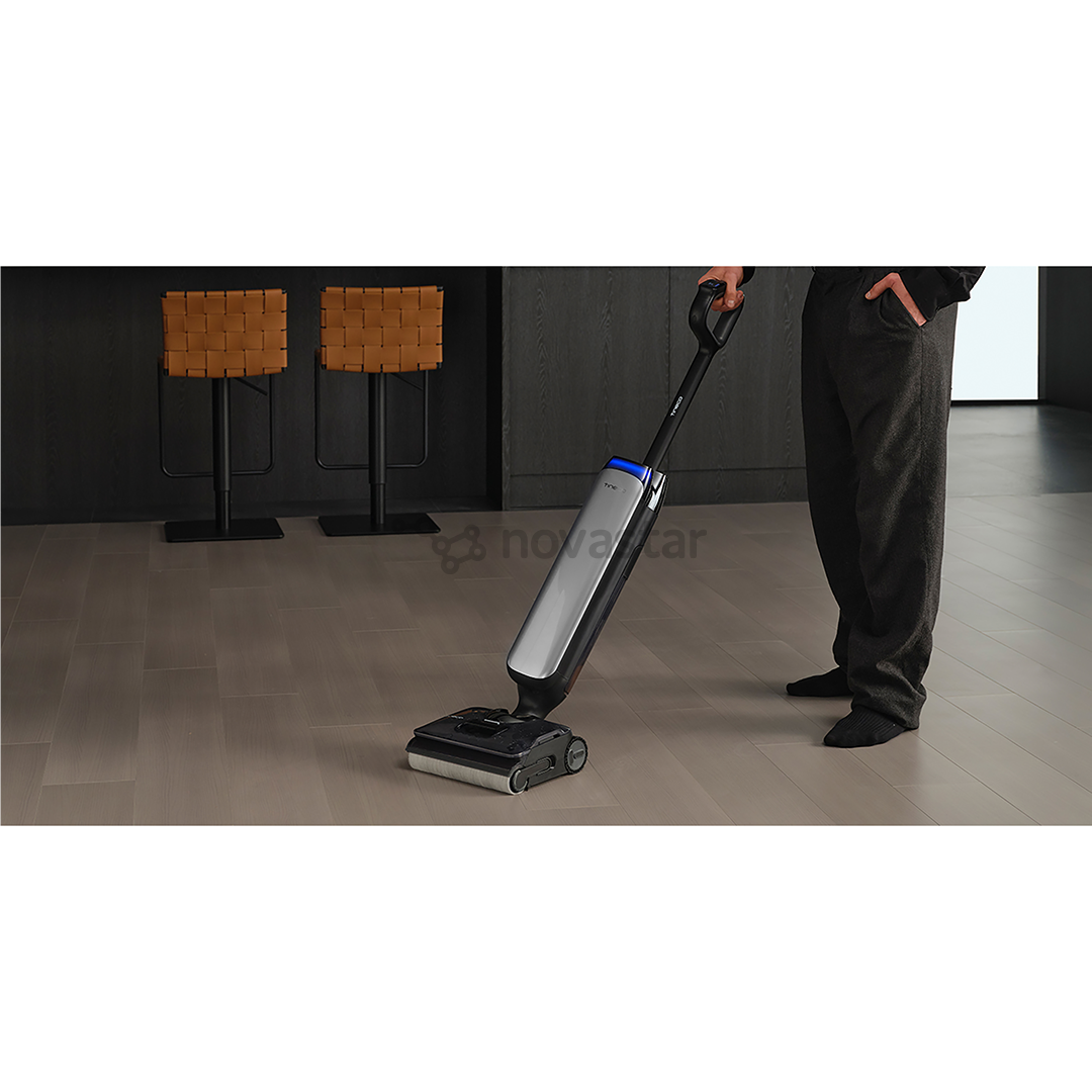Plaunantis dulkių siurblys Tineco Floor One S9 Artist Premium, Wet & Dry, sidabro spalvos/juodas