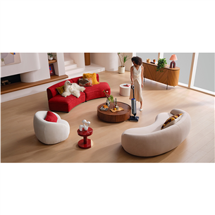 Plaunantis dulkių siurblys Tineco Floor One S9 Artist Premium, Wet & Dry, sidabro spalvos/juodas