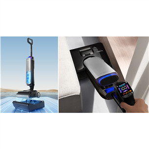 Tineco Floor One S9 Artist Premium, сухая и влажная уборка, серебристый/черный - Беспроводной пылесос