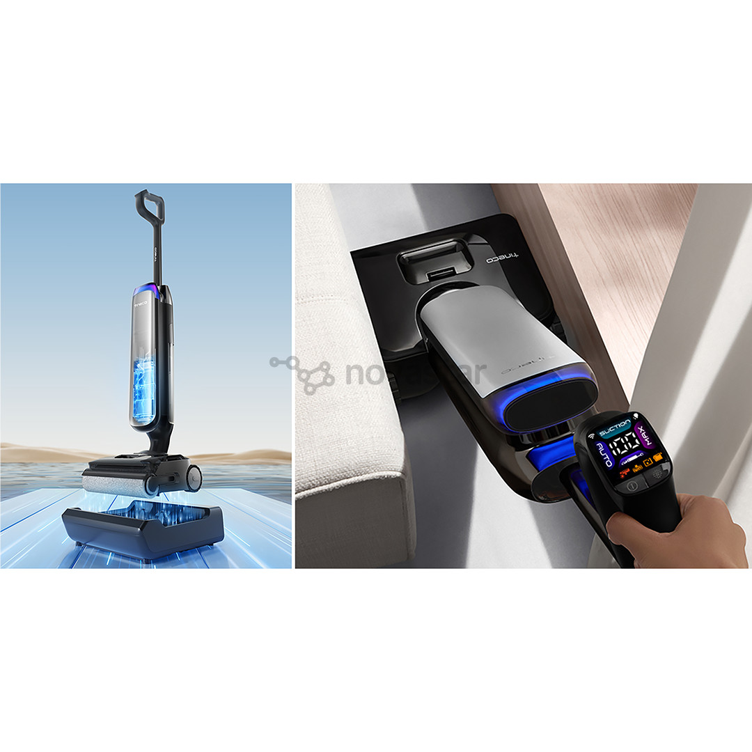 Tineco Floor One S9 Artist Premium, сухая и влажная уборка, серебристый/черный - Беспроводной пылесос