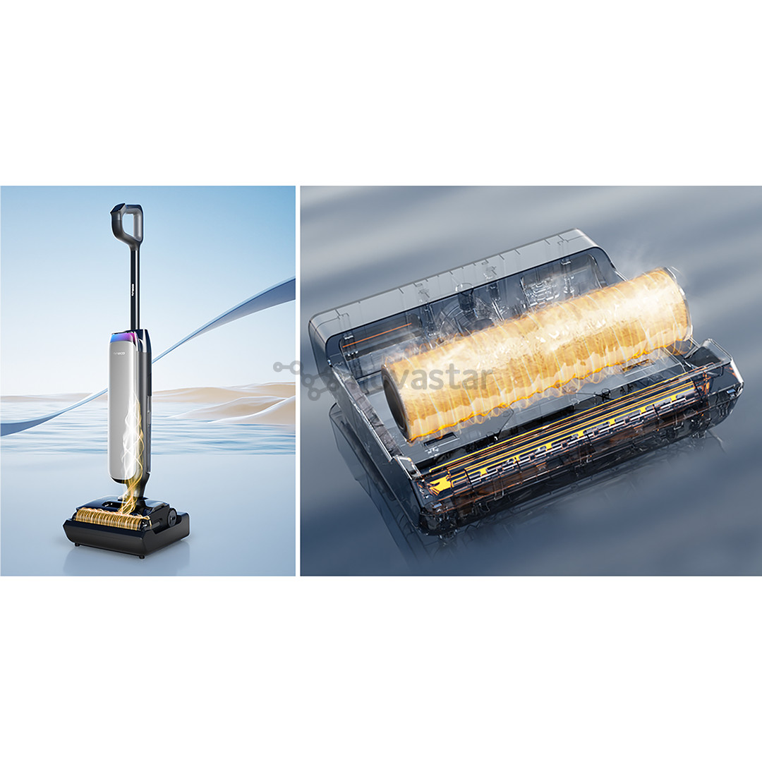 Tineco Floor One S9 Artist Premium, сухая и влажная уборка, серебристый/черный - Беспроводной пылесос