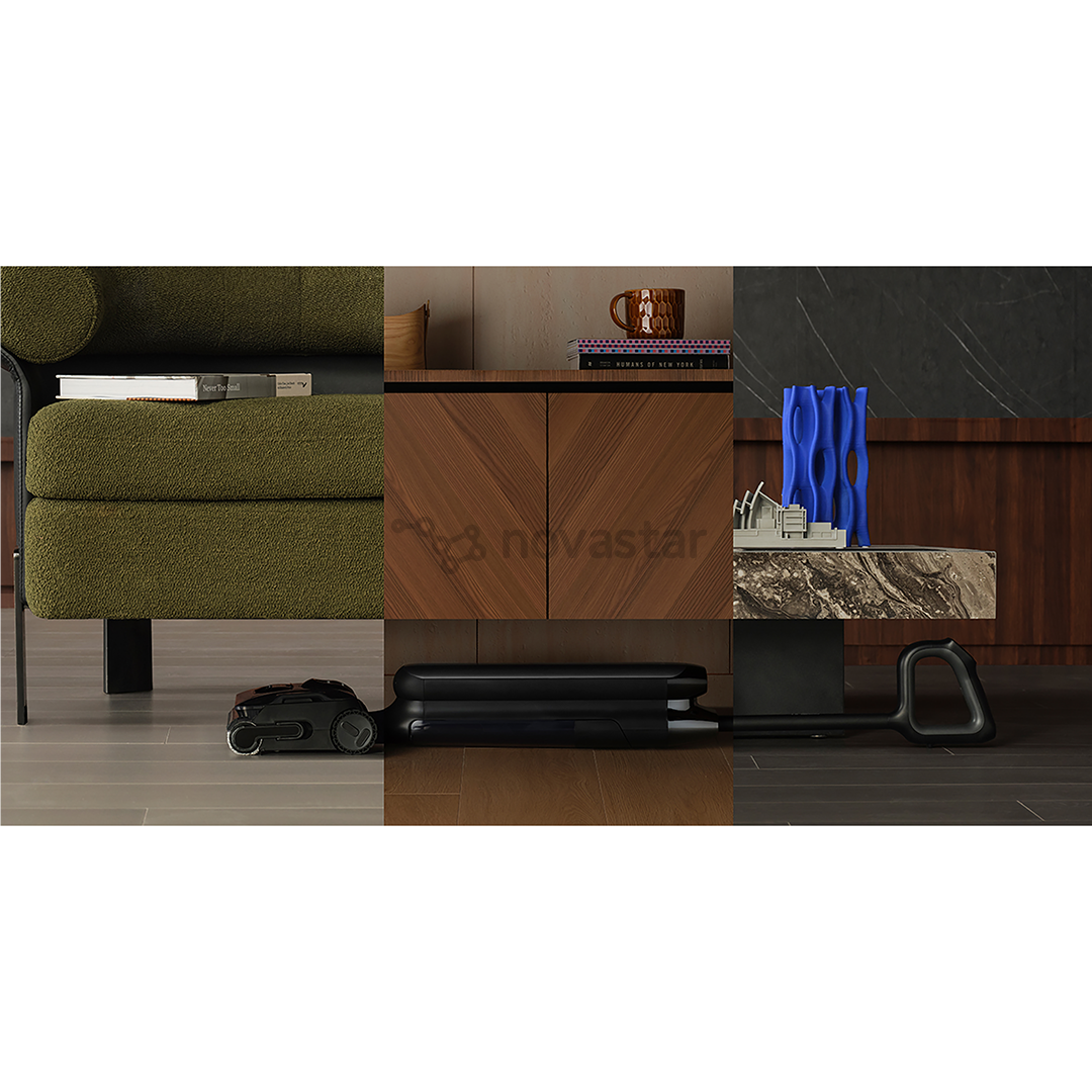 Plaunantis dulkių siurblys Tineco Floor One S9 Artist Premium, Wet & Dry, sidabro spalvos/juodas