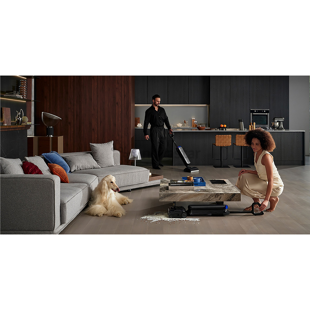 Tineco Floor One S9 Artist Premium, сухая и влажная уборка, серебристый/черный - Беспроводной пылесос