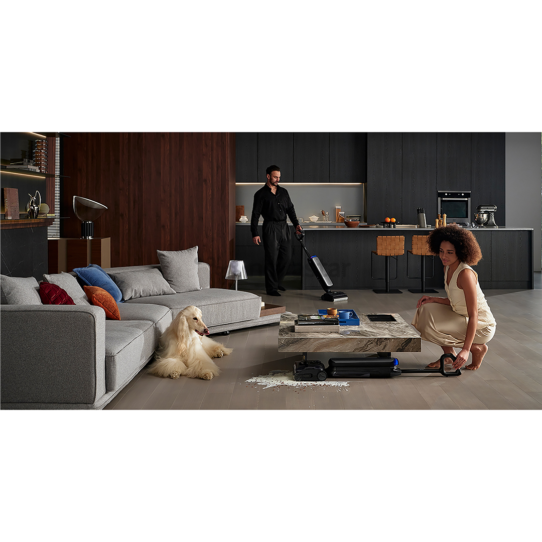 Plaunantis dulkių siurblys Tineco Floor One S9 Artist Premium, Wet & Dry, sidabro spalvos/juodas