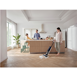 Belaidis plaunantis siurblys Tineco Floor One S6 Flashdry Pet, mėlynas