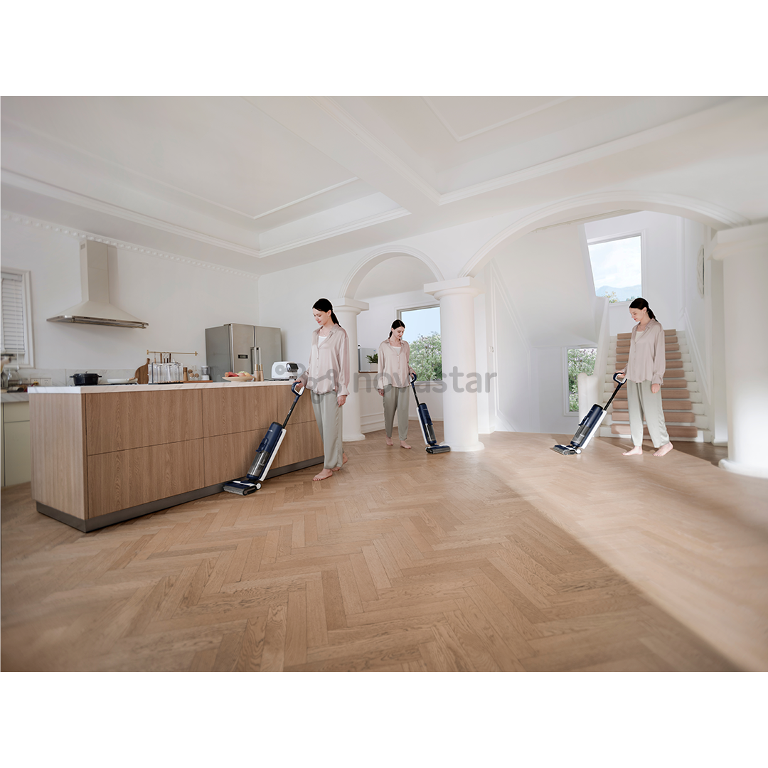 Belaidis plaunantis siurblys Tineco Floor One S6 Flashdry Pet, mėlynas