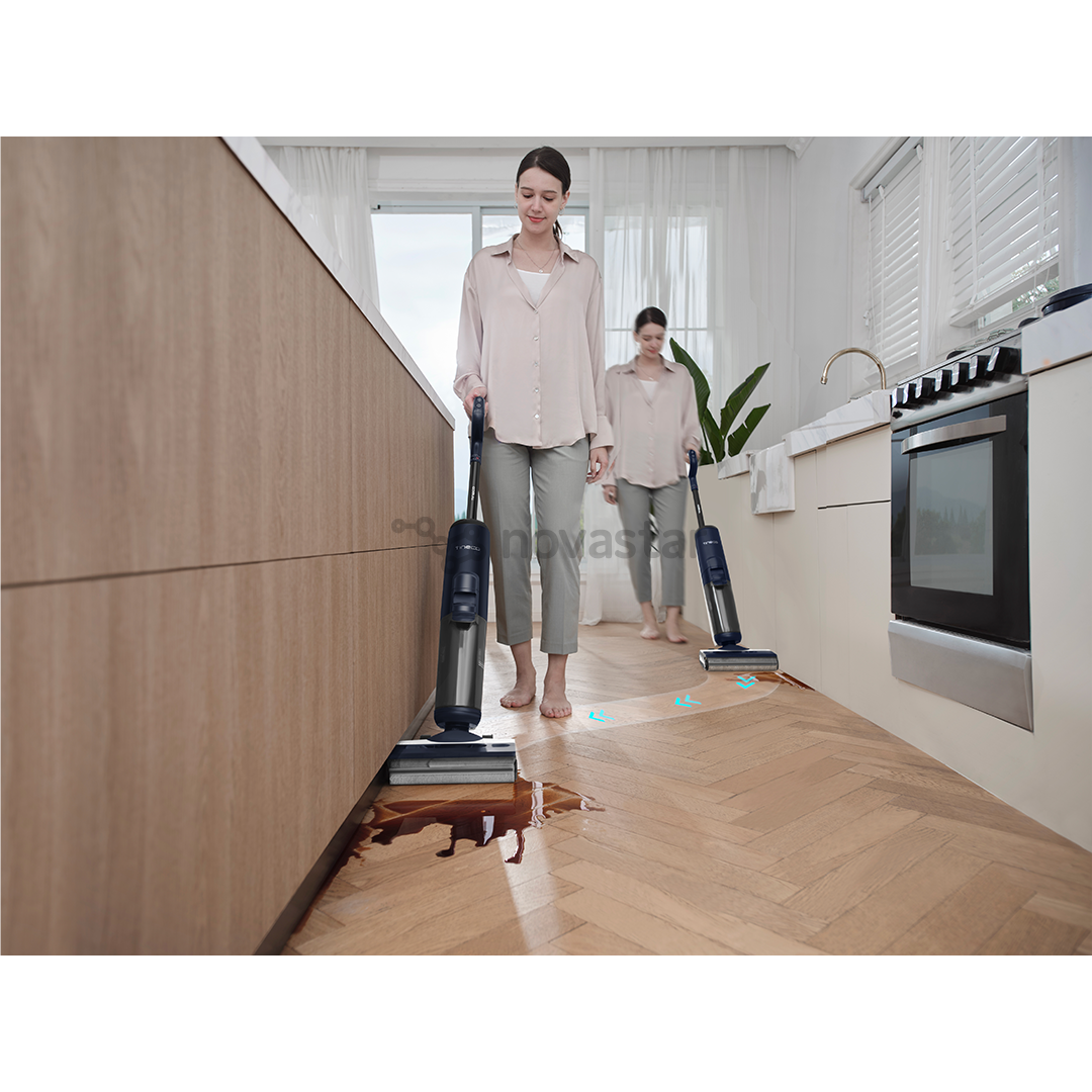 Belaidis plaunantis siurblys Tineco Floor One S6 Flashdry Pet, mėlynas