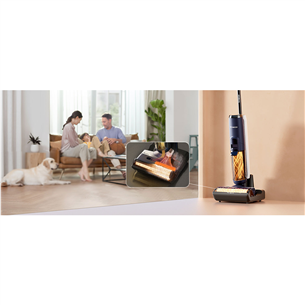 Belaidis plaunantis siurblys Tineco Floor One S6 Flashdry Pet, mėlynas
