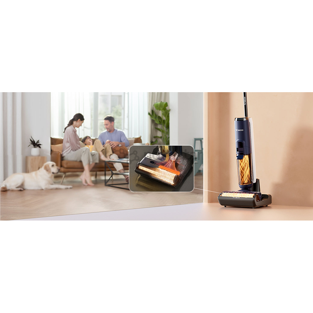 Belaidis plaunantis siurblys Tineco Floor One S6 Flashdry Pet, mėlynas