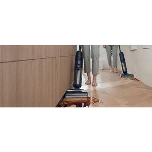 Belaidis plaunantis siurblys Tineco Floor One S6 Flashdry Pet, mėlynas