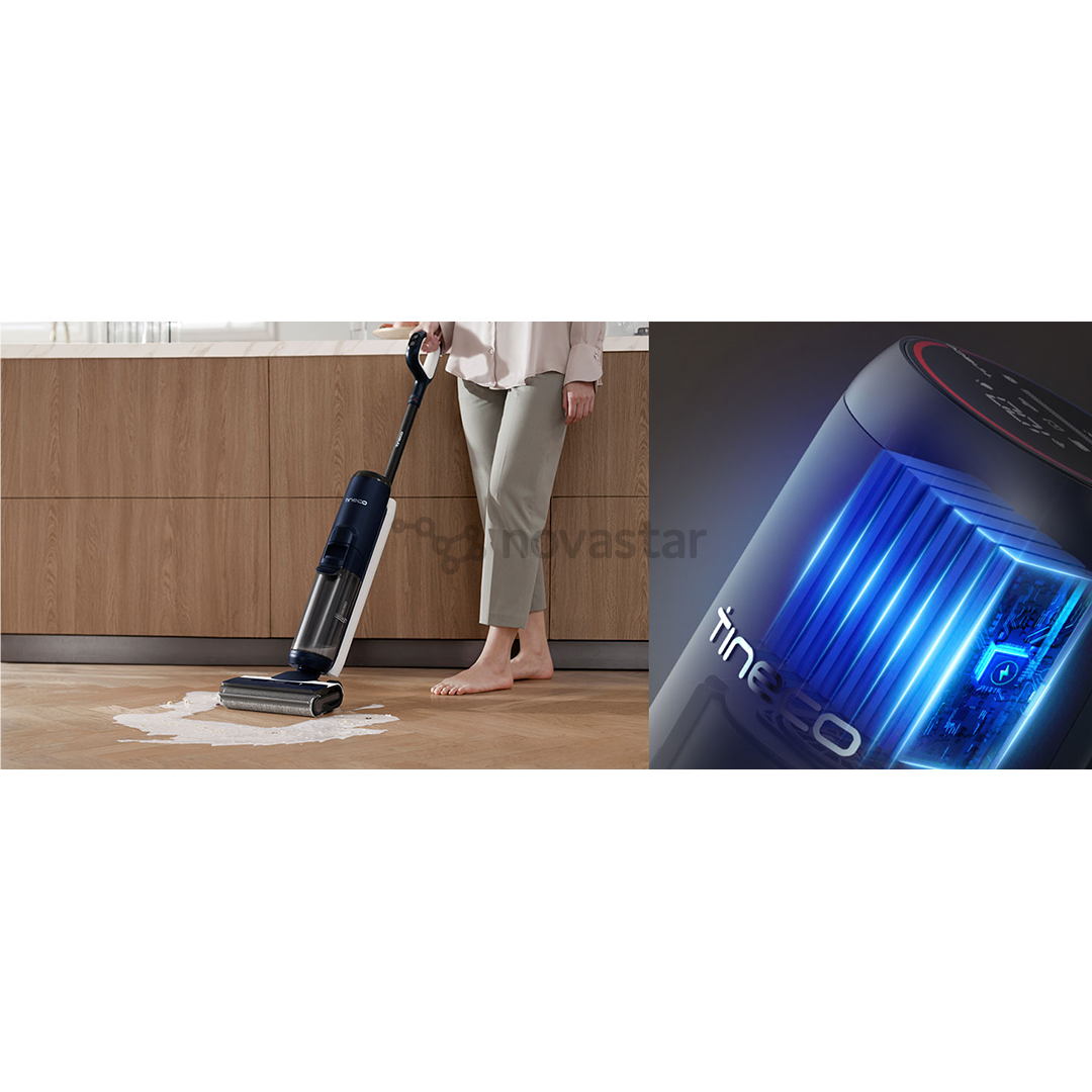 Belaidis plaunantis siurblys Tineco Floor One S6 Flashdry Pet, mėlynas