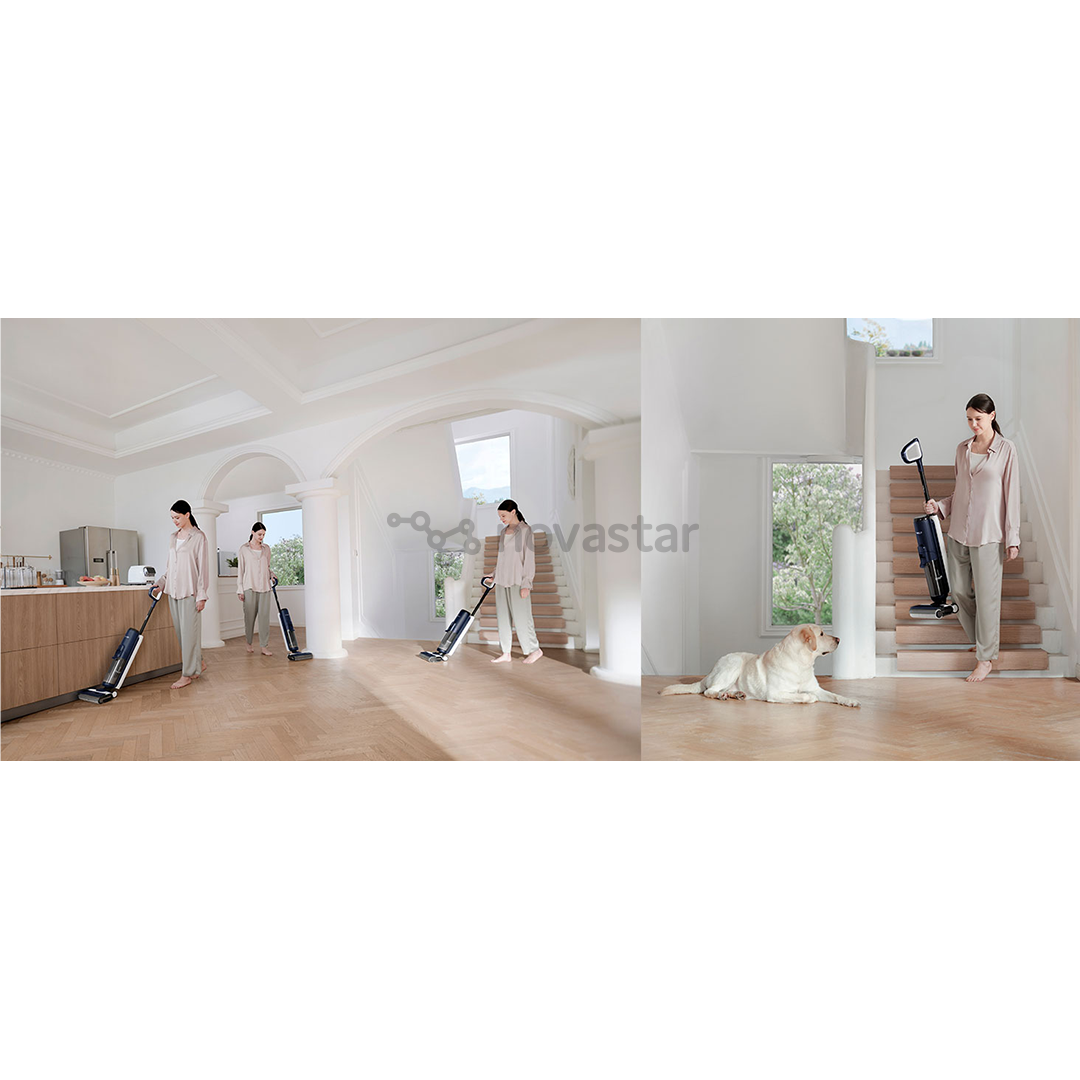 Belaidis plaunantis siurblys Tineco Floor One S6 Flashdry Pet, mėlynas