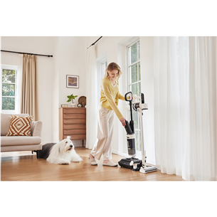 Belaidis plaunantis siurblys Tineco Switch S6 Stretch Plus, baltas/juodas