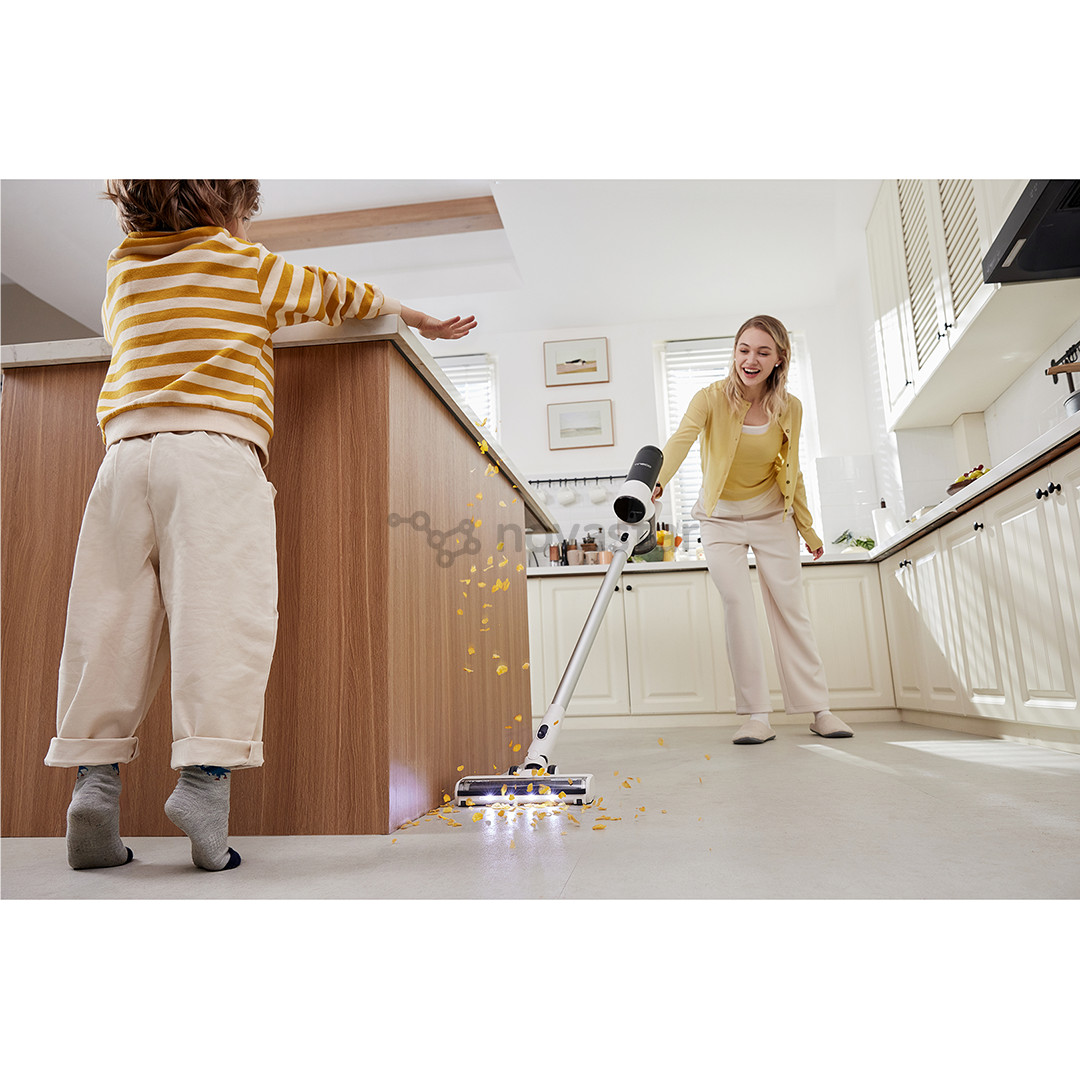 Belaidis plaunantis siurblys Tineco Switch S6 Stretch Plus, baltas/juodas