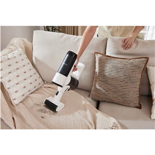 Belaidis plaunantis siurblys Tineco Switch S6 Stretch Plus, baltas/juodas
