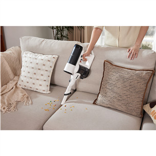 Belaidis plaunantis siurblys Tineco Switch S6 Stretch Plus, baltas/juodas