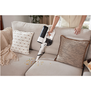 Belaidis plaunantis siurblys Tineco Switch S6 Stretch Plus, baltas/juodas