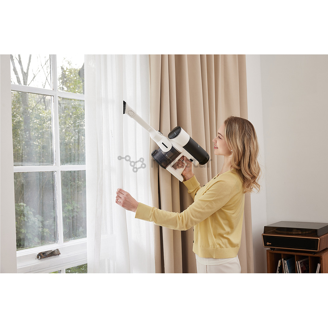 Belaidis plaunantis siurblys Tineco Switch S6 Stretch Plus, baltas/juodas