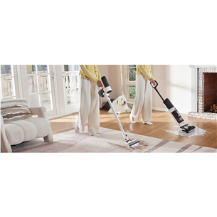 Belaidis plaunantis siurblys Tineco Switch S6 Stretch Plus, baltas/juodas