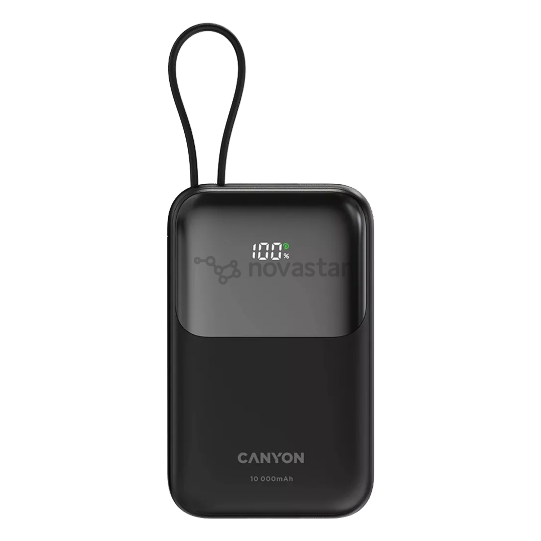 Canyon OnPower 101, 10 000 мАч, черный - Внешний аккумулятор