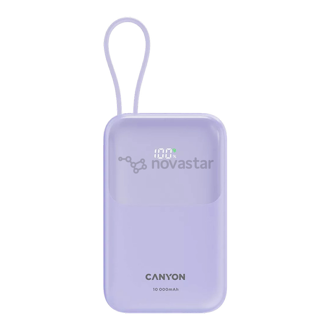 Canyon OnPower 101, 10 000 mAh, purple - Power bank