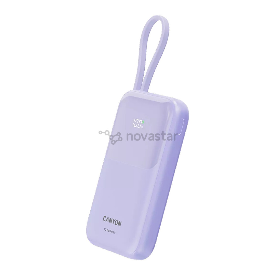 Canyon OnPower 101, 10 000 mAh, purple - Power bank