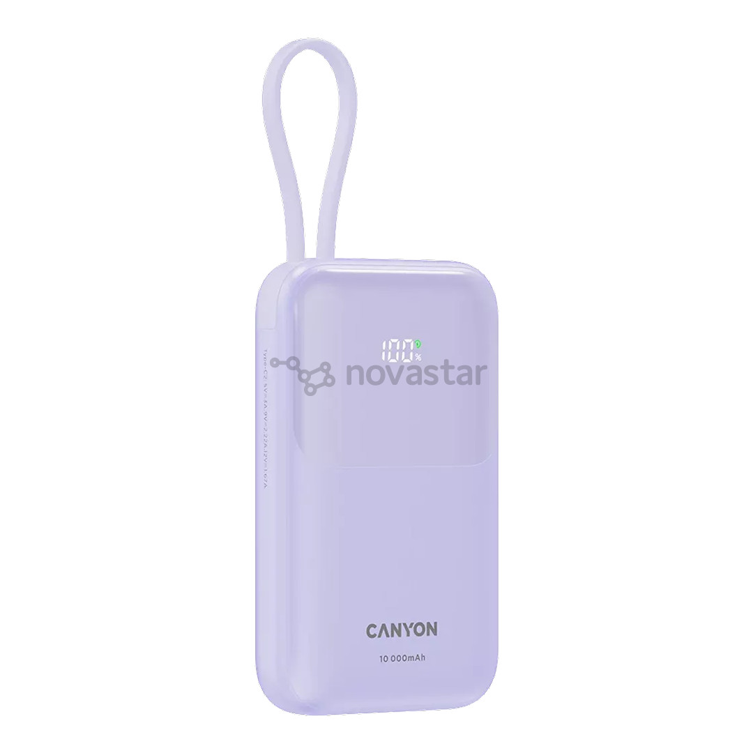 Canyon OnPower 101, 10 000 mAh, purple - Power bank