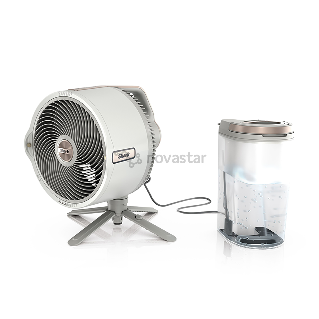Shark FlexBreeze Pro Mist, baltas - Ventiliatorius
