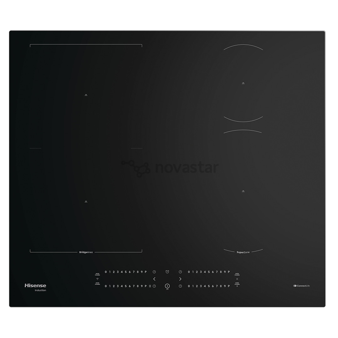 Hisense, width 59.5 cm, frameless, black - Built-in induction hob