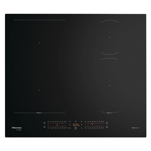 Hisense, plotis 59.5 cm, be rėmelio, juoda - Įmontuojama indukcinė kaitlentė