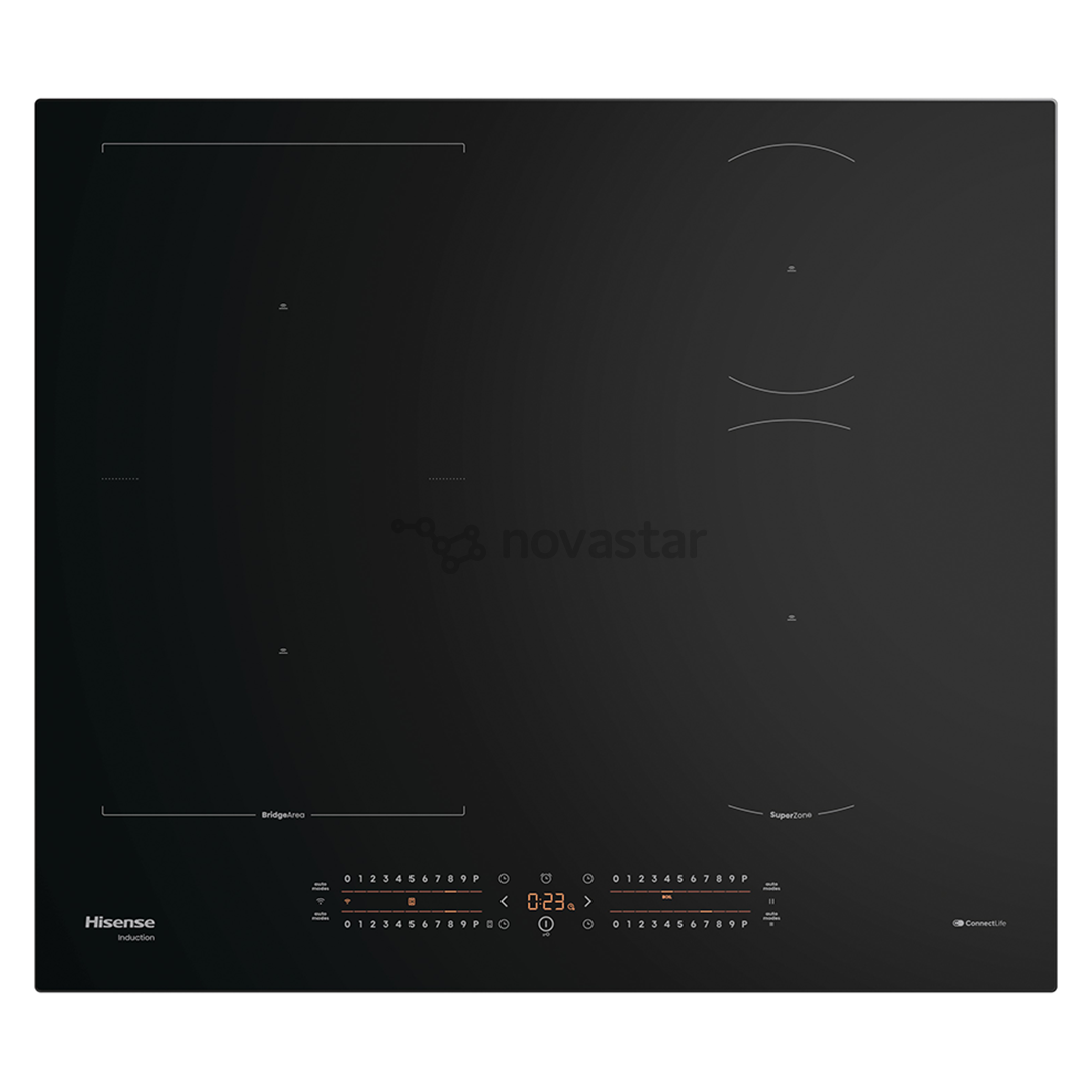 Hisense, plotis 59.5 cm, be rėmelio, juoda - Įmontuojama indukcinė kaitlentė