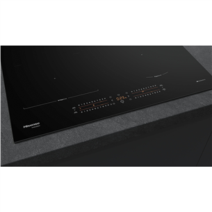 Hisense, plotis 59.5 cm, be rėmelio, juoda - Įmontuojama indukcinė kaitlentė