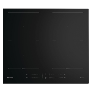Hisense, width 59.5 cm, frameless, black - Built-in induction hob HI6442BSCWF