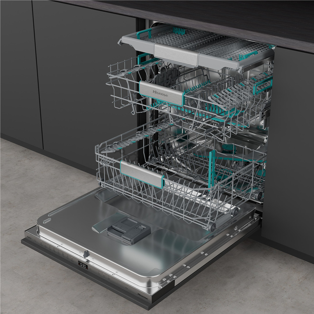 Hisense, 16 komplektų talpa - Įmontuojama indaplovė
