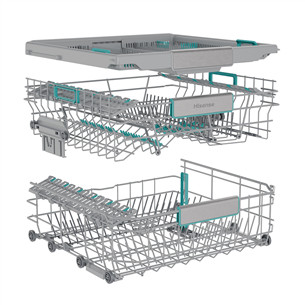Hisense, 16 komplektų talpa - Įmontuojama indaplovė