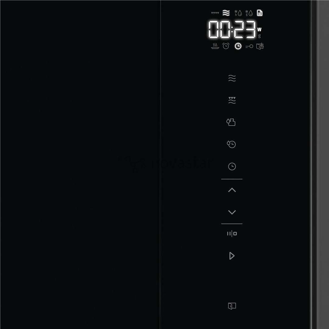 Hisense, 25 L, 1450 W, black - Built-in microwave oven with grill