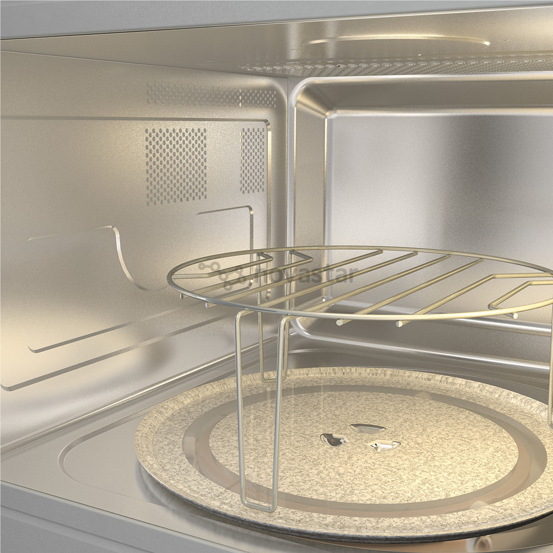 Hisense, 25 L, 1450 W, juoda - Įmontuojama mikrobangų krosnelė su griliu