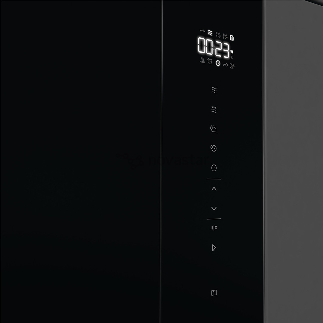 Hisense, 25 L, 1450 W, juoda - Įmontuojama mikrobangų krosnelė su griliu