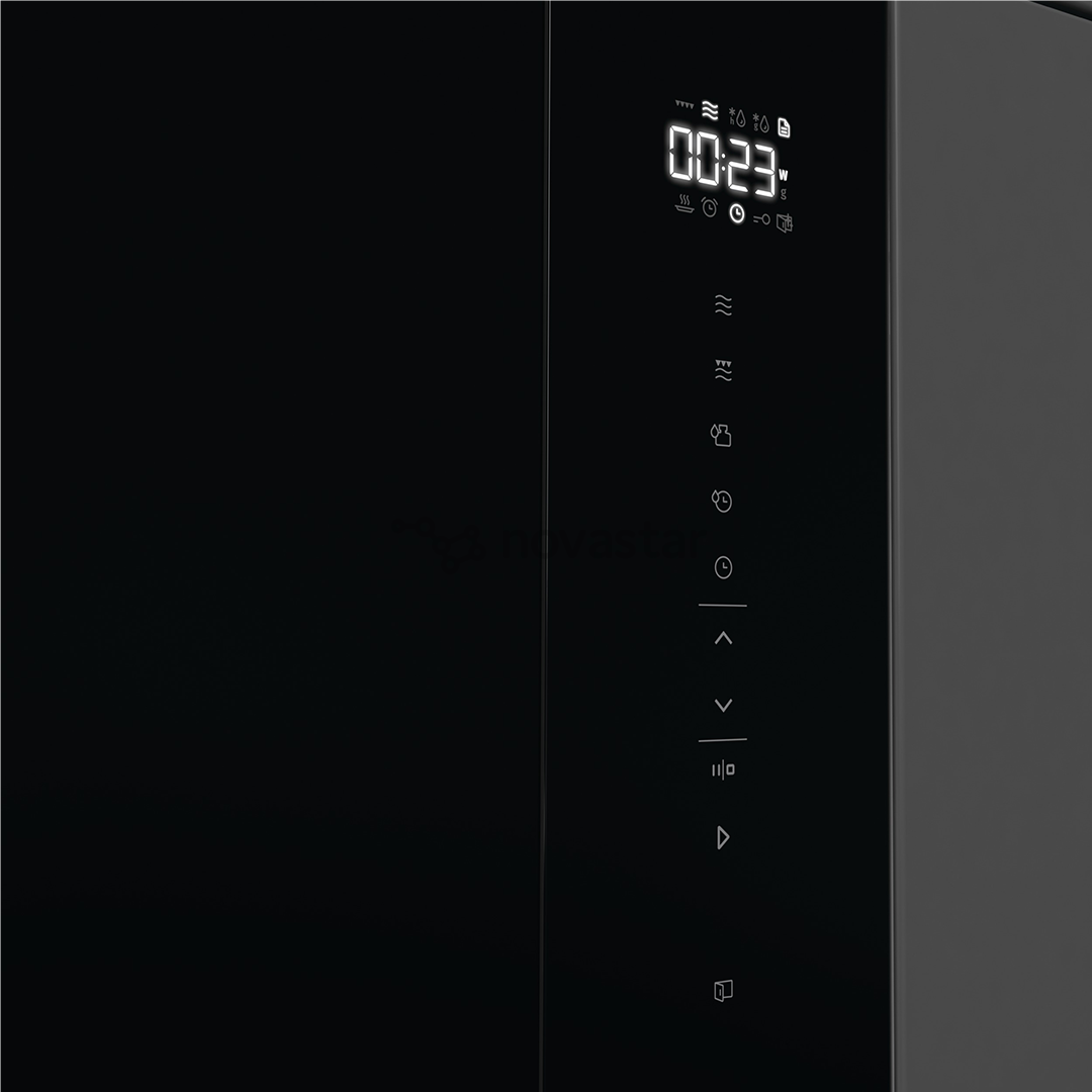 Hisense, 25 L, 1450 W, black - Built-in microwave oven with grill