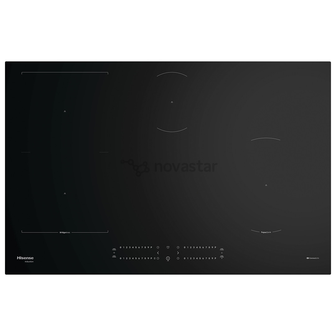 Hisense, width 79,5 cm, black - Built-in induction hob