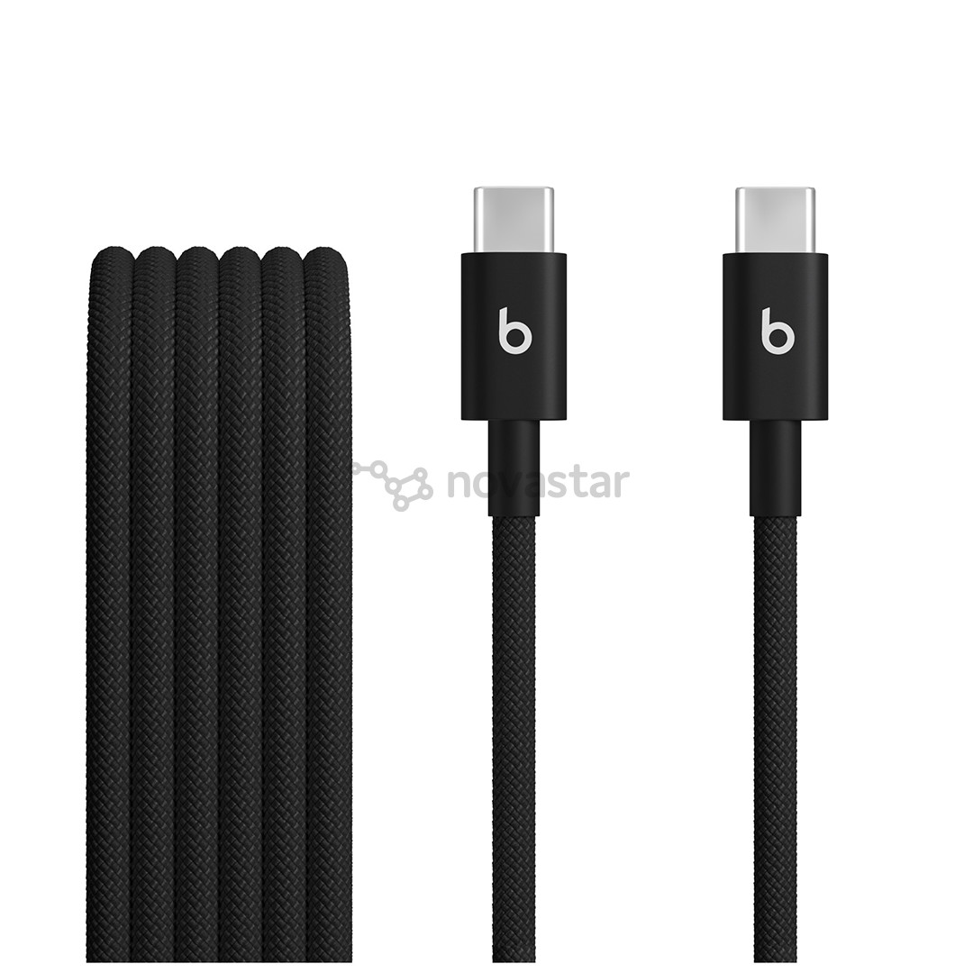 Laidas Beats USB-C Woven Cable, 1,5 m, juodas