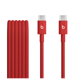 Beats USB-C Woven Cable, 1,5 m, rapid red - Cable MDGF4ZM/A