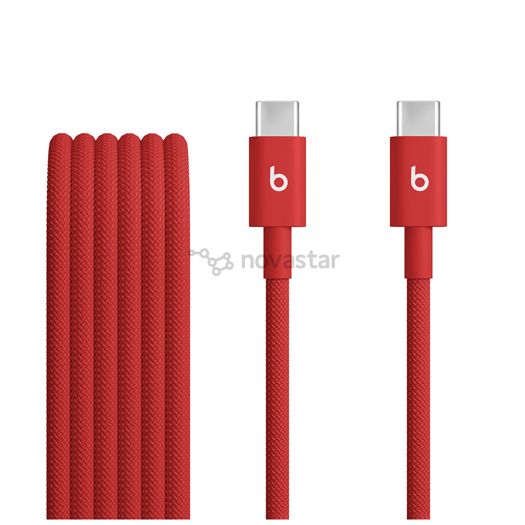 Laidas Beats USB-C Woven Cable, 1,5 m, raudonas